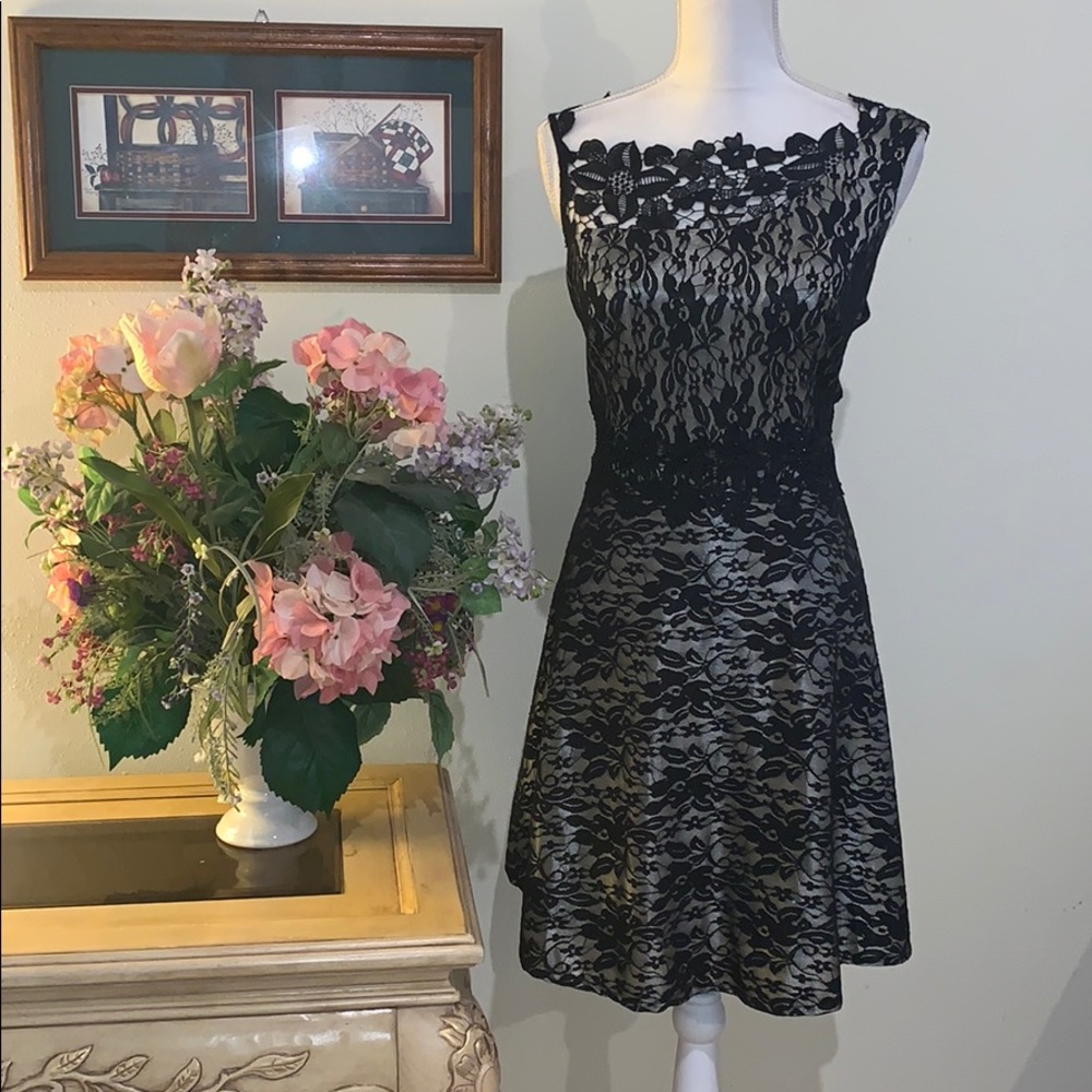 One by Eight | Gorgeous Lace Fit-N-Flare Dress